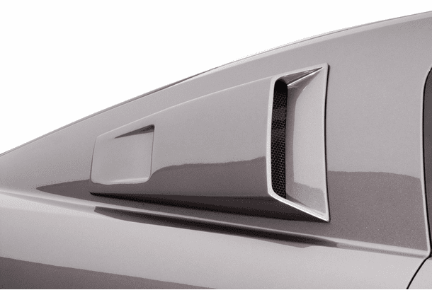 05-09 Mustang C-Series Quarter Window Scoops