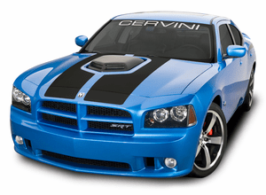 06-10 Charger R/T & SRT8 Shaker Hood Kit - Matte Black Scoop