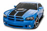 06-10 Charger R/T & SRT8 Shaker Hood Kit - Matte Black Scoop