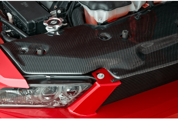 10-12 Carbon Fiber Radiator Cover