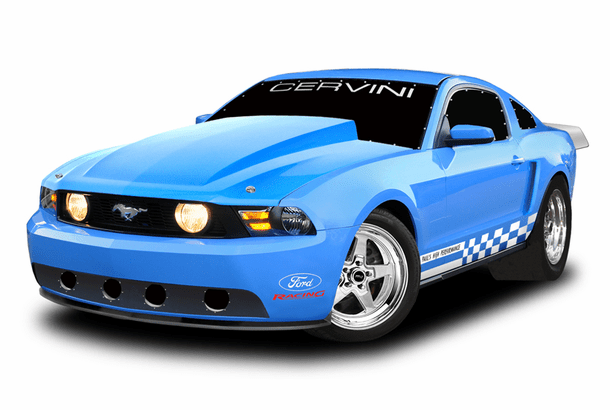 10-12 Mustang 4" Cowl Hood