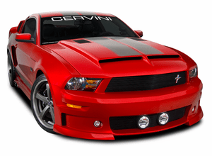 10-12 Mustang Type 4 Ram Air Hood w/ Billet Heat Extractors