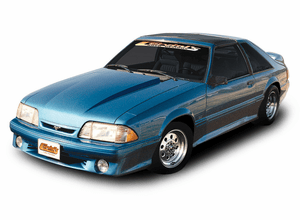 87-93 Mustang 1.5" Cowl Hood