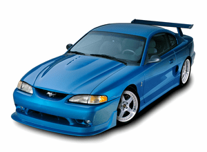 94-98 Mustang Cobra R (2000 Style) Hood