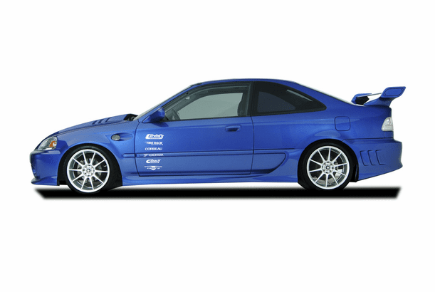 99-00 Civic Sniper Side Skirts
